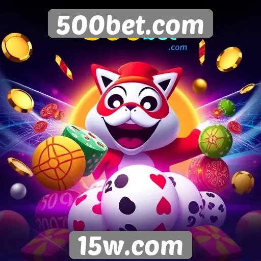 Variedade de jogos disponíveis no site 500bet.com