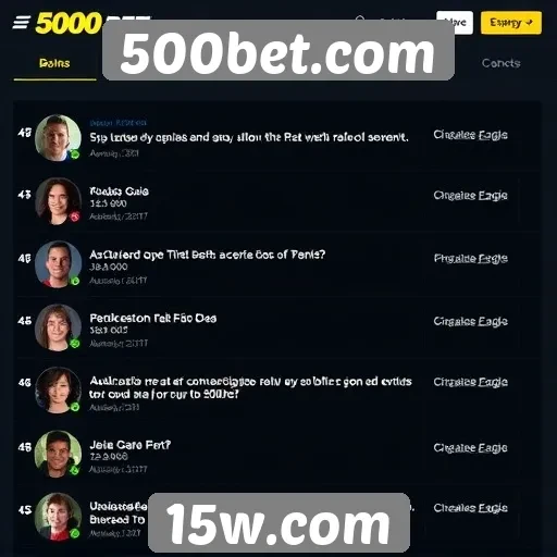 Experiência do usuário no 500bet.com avaliada por jogadores